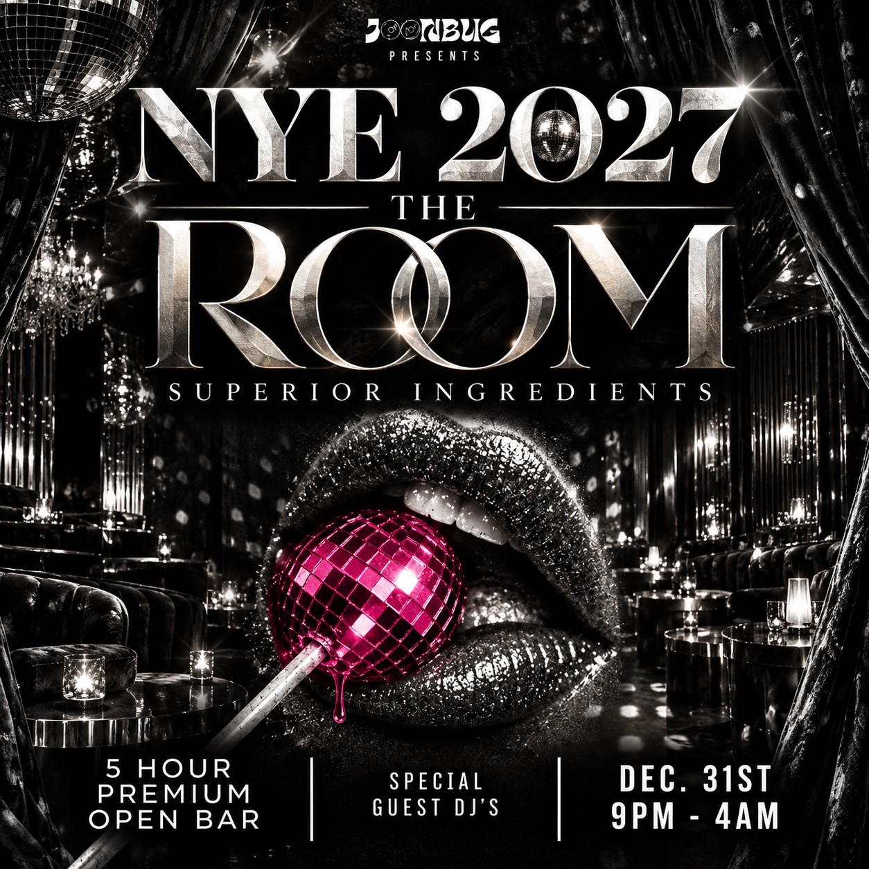 Superior Ingredients New Year's Eve 2027 — The Room & The Roof — Nightlife event at Superior Ingredients, Brooklyn