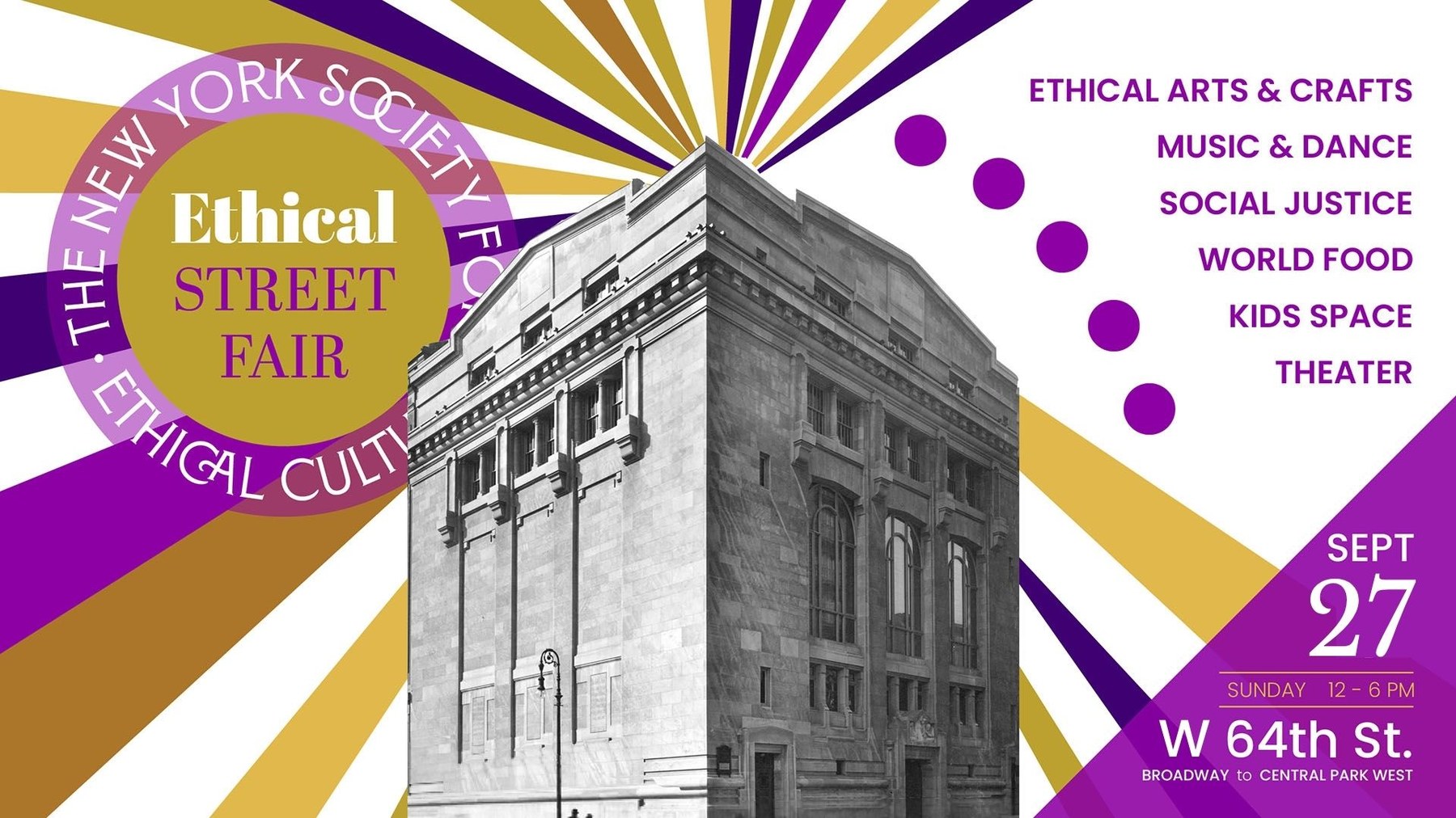 Ethical Culture Street Fair 2026