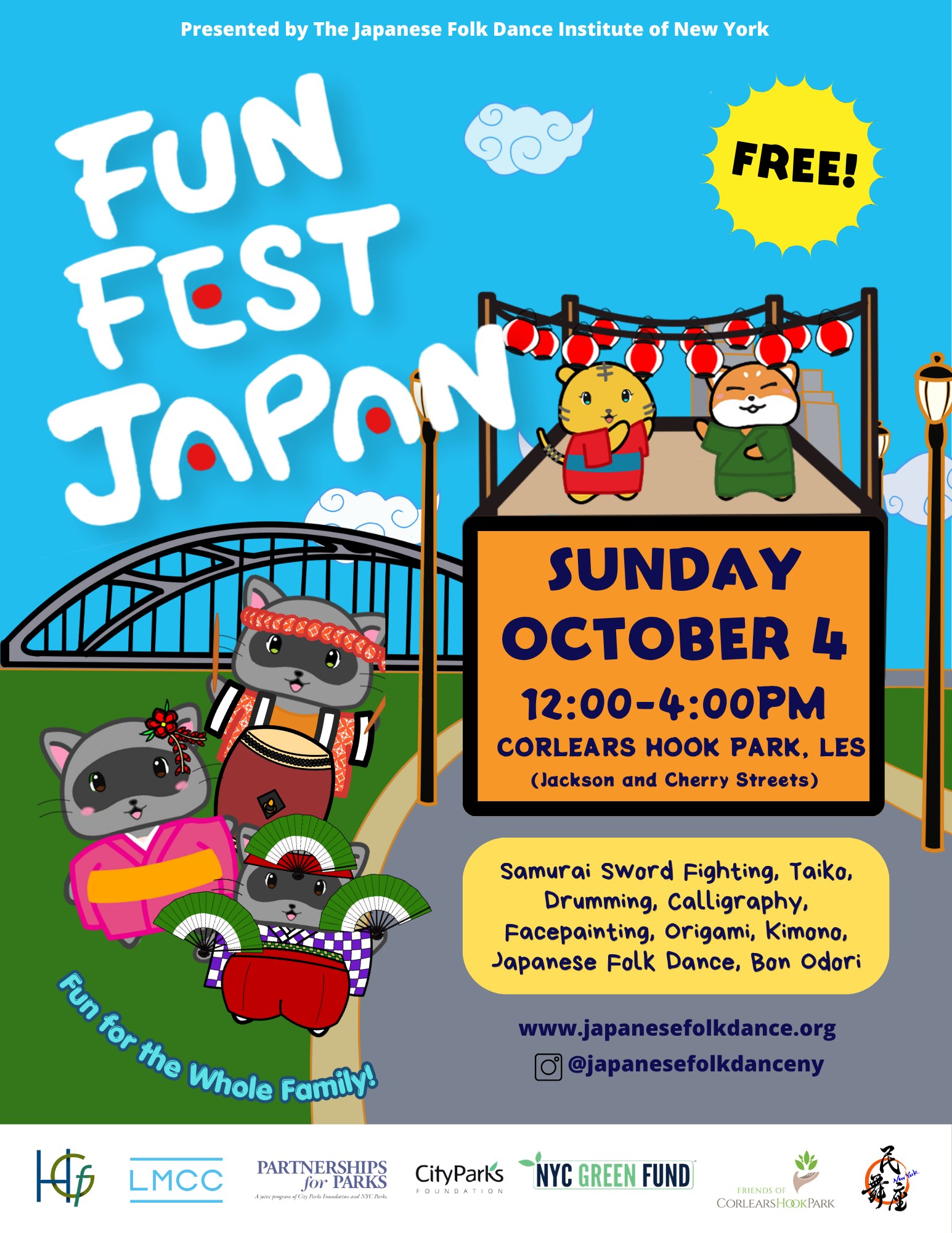 Fun Fest Japan 2026 — Arts & Culture event at Corlears Hook Park, Manhattan