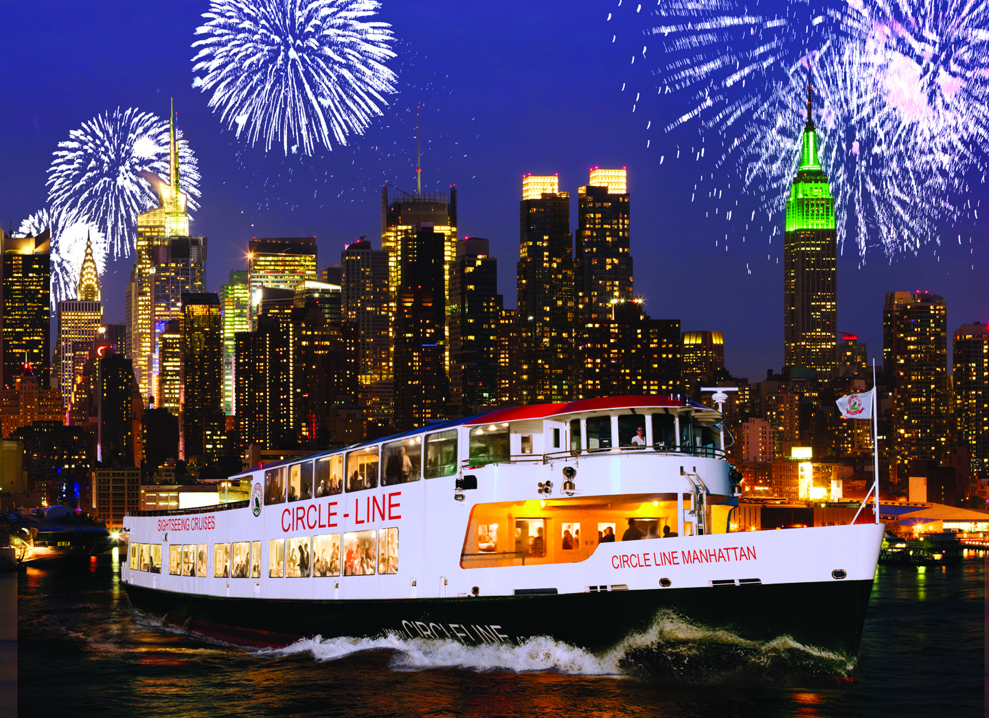 Circle Line New Year's Eve Dinner & Party Cruises — Nightlife event at Circle Line, Pier 83, Manhattan
