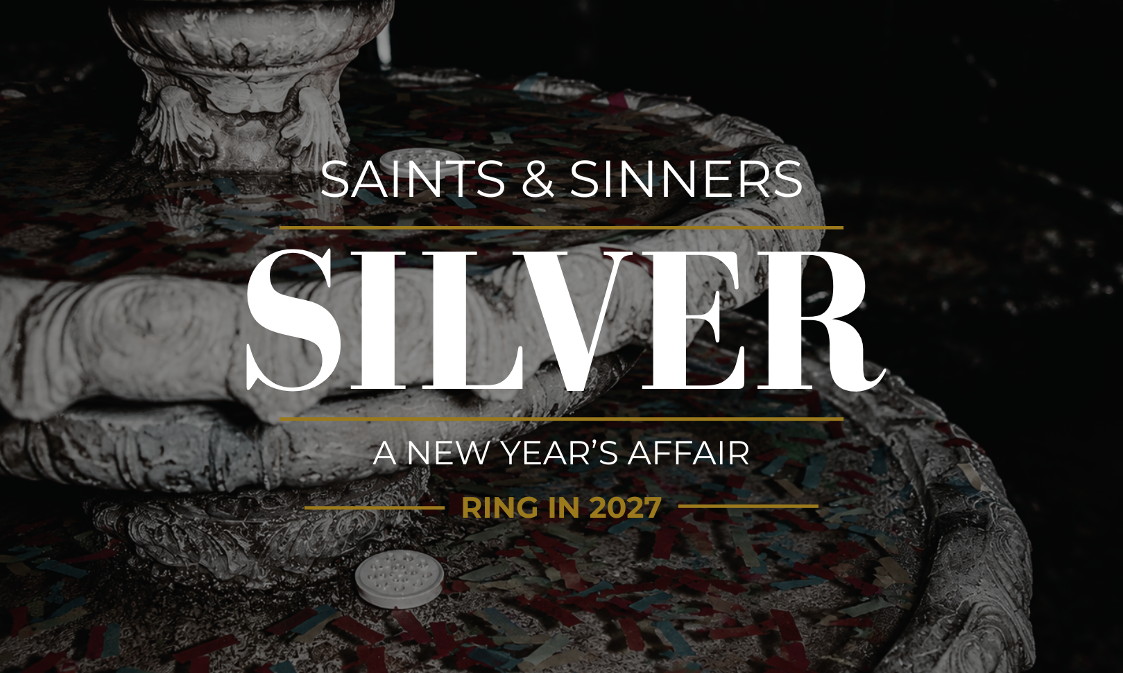 Saints & Sinners New Year's Eve — The Knickerbocker — Nightlife event at The Knickerbocker Hotel, Manhattan