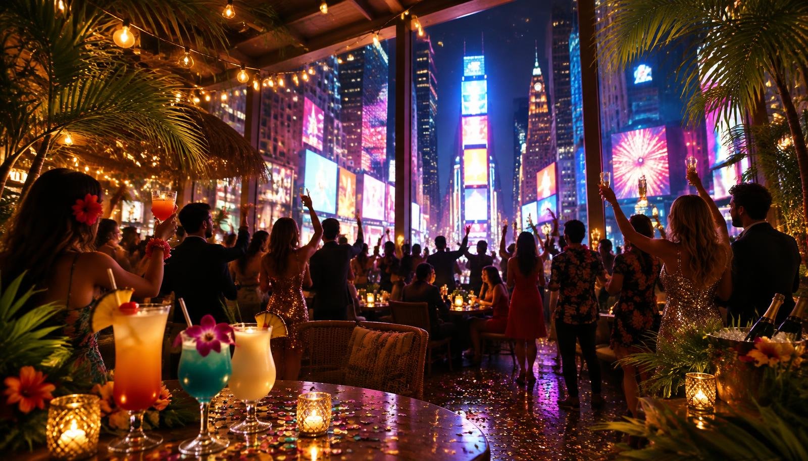 Gala in Paradise NYE 2027 — Margaritaville Times Square — Nightlife event at Margaritaville Resort Times Square, Manhattan