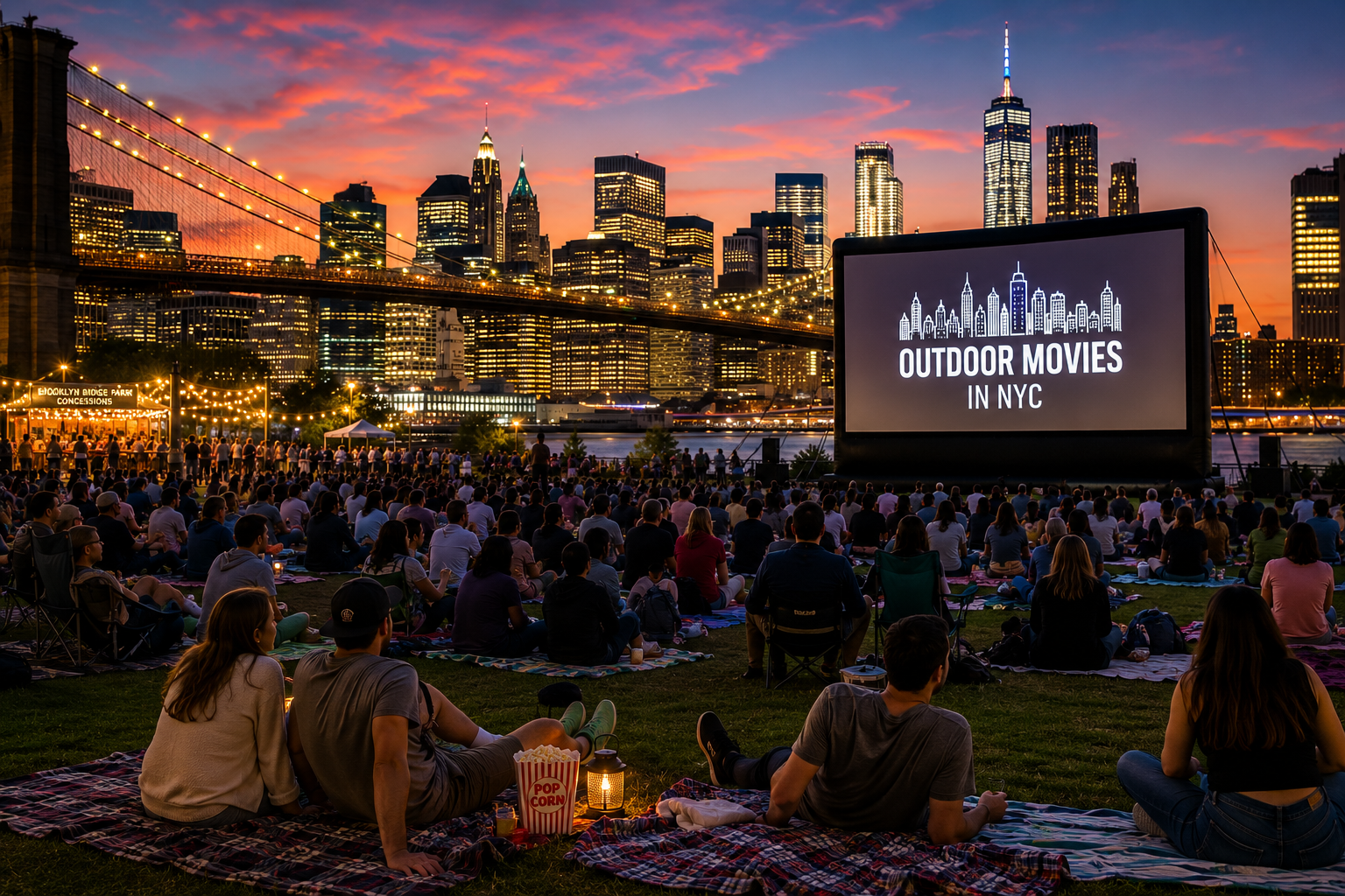 Outdoor Movies in NYC — Seasonal Activities in Citywide, Manhattan