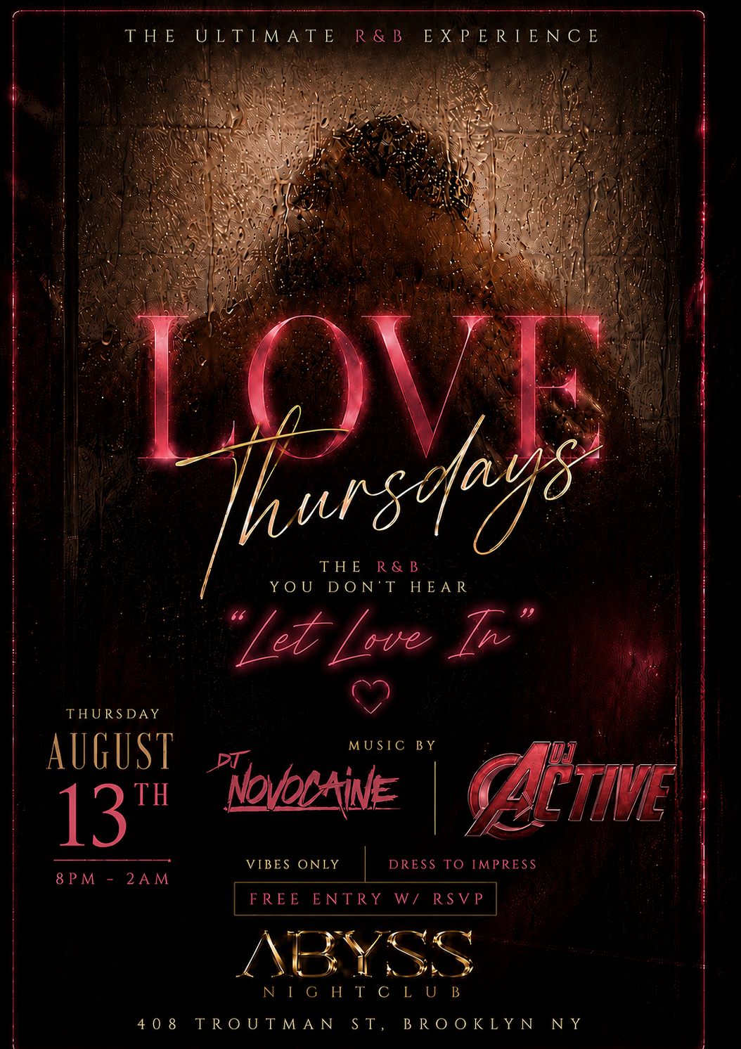 Love Thursdays:The R&B You Dont Hear — Nightlife event at Abyss, Brooklyn