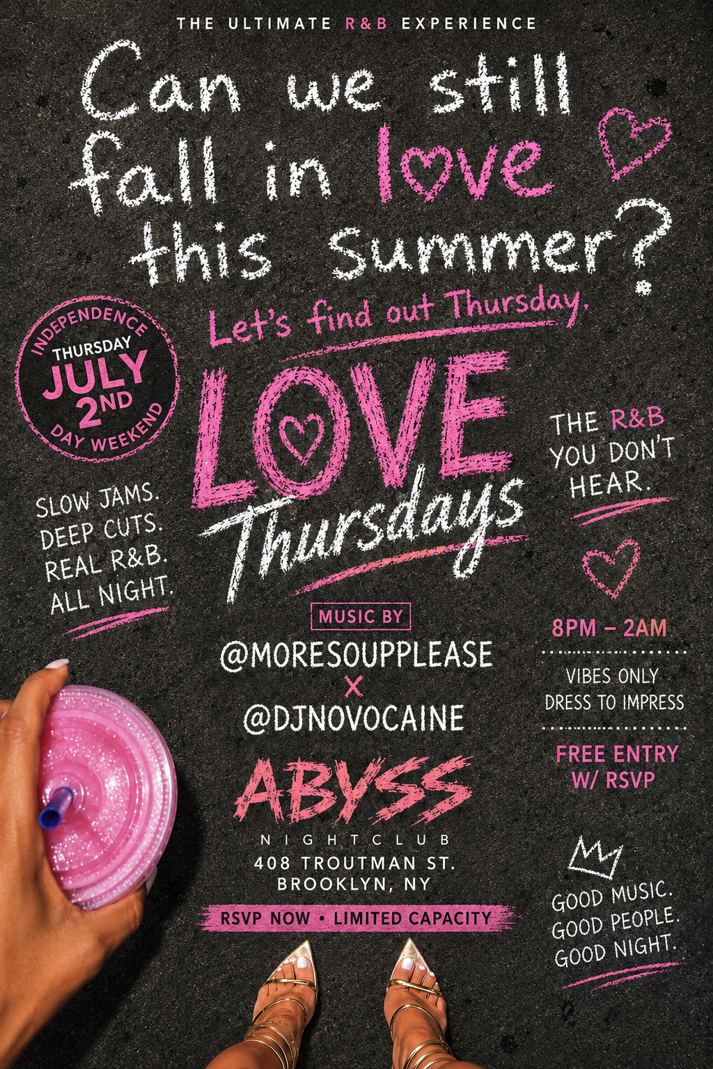 Love Thursdays: The R&B You Dont Hear! — Nightlife event at Abyss Nightclub, Brooklyn